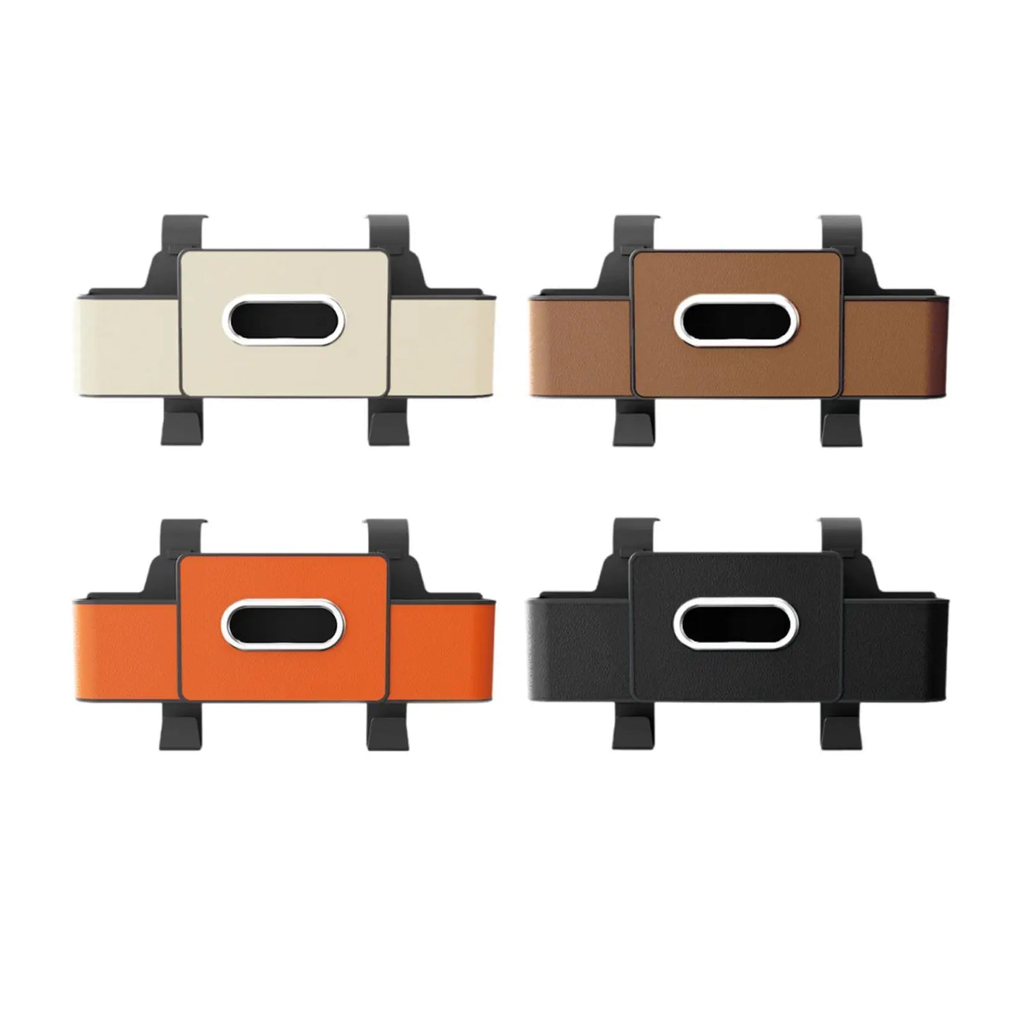 Car seat back organizers in four color options
