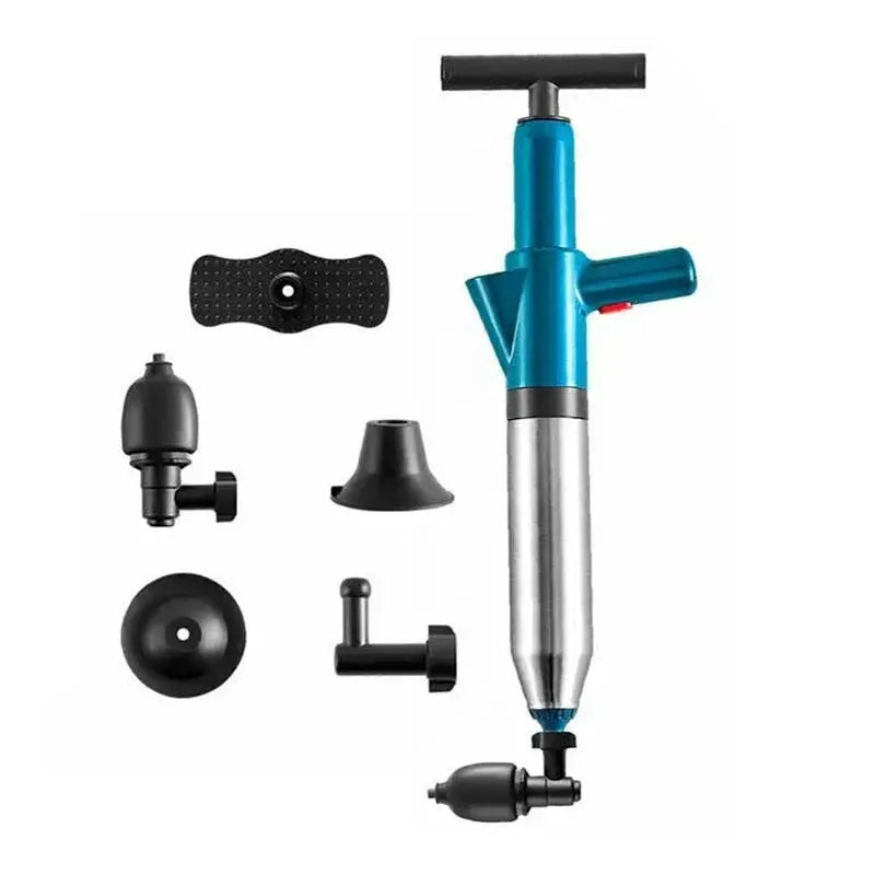 High-pressure plunger with various nozzle attachments