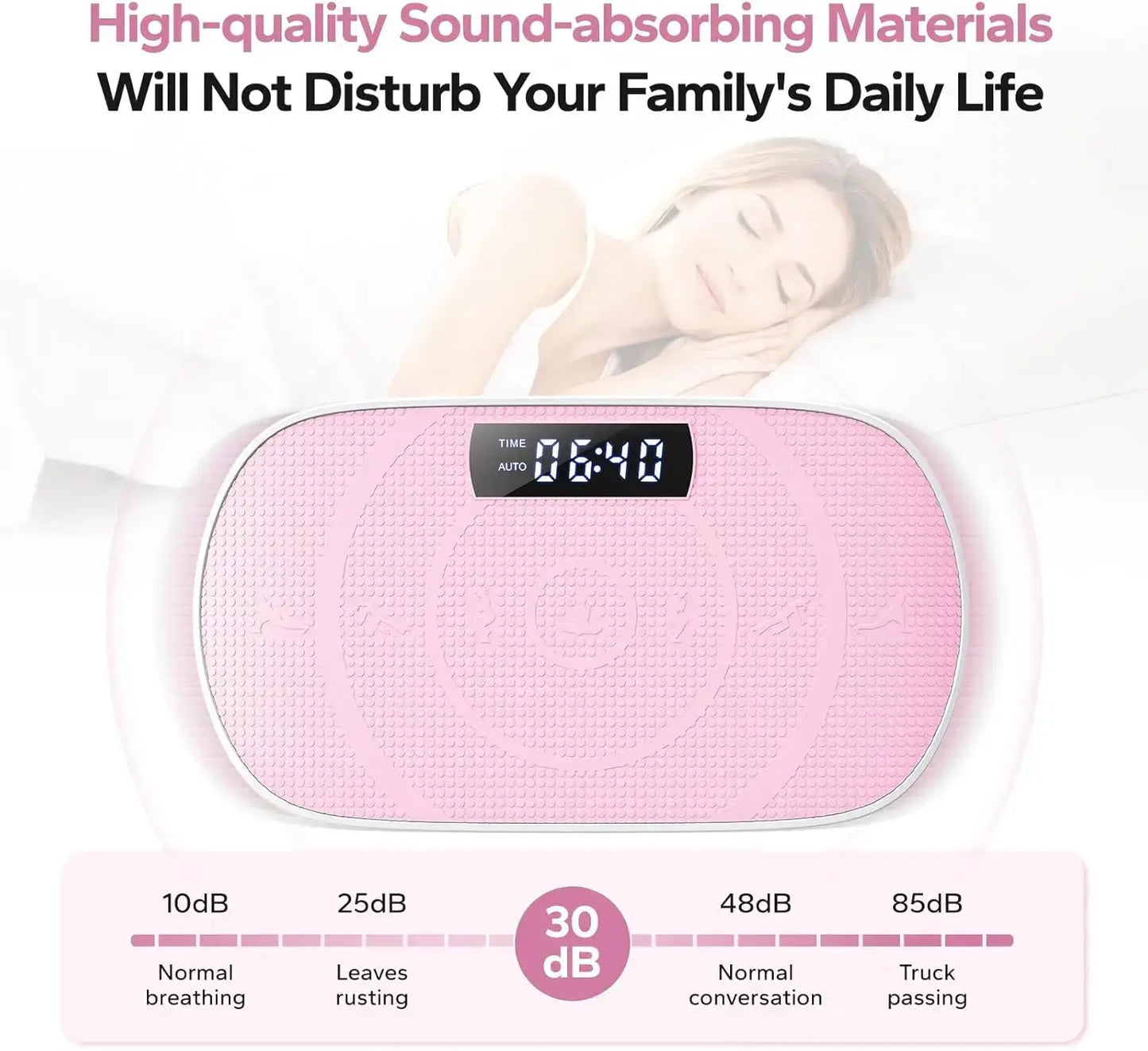 Portable vibration exercise platform enhancing circulation
