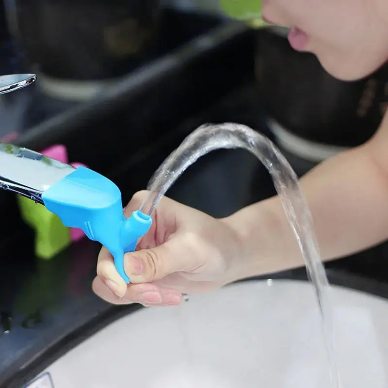 Sink Faucet Extension for Easy Hand Washing - Designed for children and small hands.