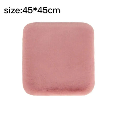 Universal Car Seat Protector for Winter - Warm imitation rabbit fur design.