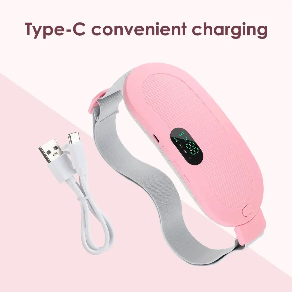 Type-C charging menstrual heating pad with cable
