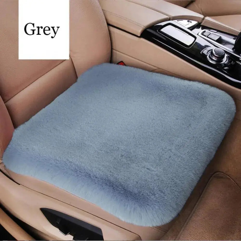 Luxurious Imitation Fur Winter Car Seat Protector - Keeps seats warm and stylish.